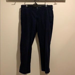 Mens Polo Ralph Lauren Corduroy Blue Dress Pants